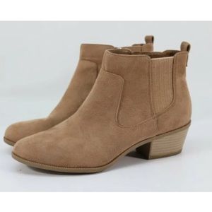 Dr. Scholl's Women's Belief Ankle Boot Be Energized Toasted Coconut Microfiber